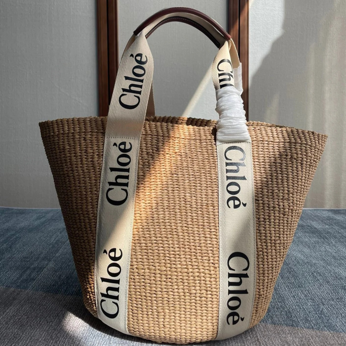 Chloé - Bolso grande tipo cesta Woody