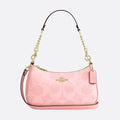 Coach Teri - Bolso bandolera en lona rosa exclusiva